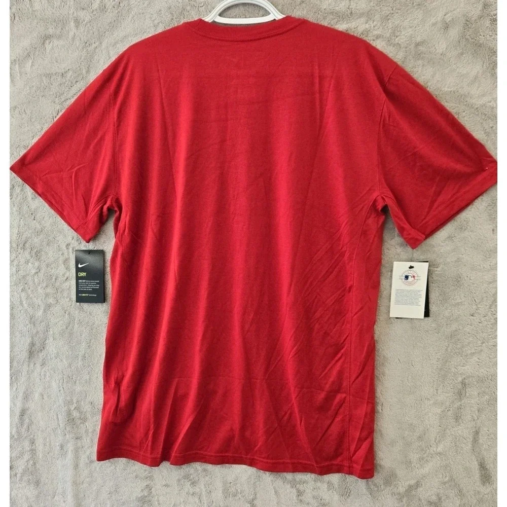 Nike Dri-Fit T-Shirt Los Angeles Angels MLB‎ Men's Red Size Large Simmons #2 NWT
